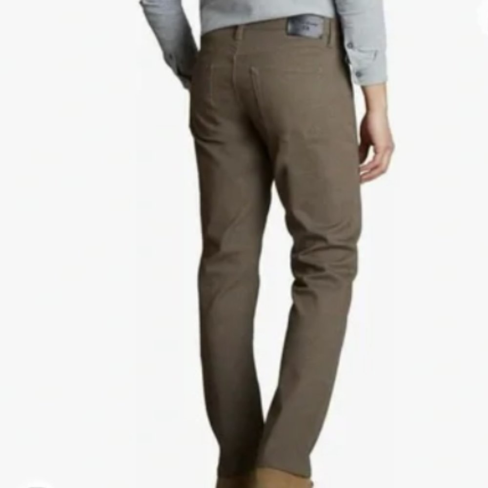 English Laundry Men's Brown Slimmer Straight Leg Casual Pants‎ Sz. 40 NWT